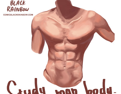 Muscle drawing practice