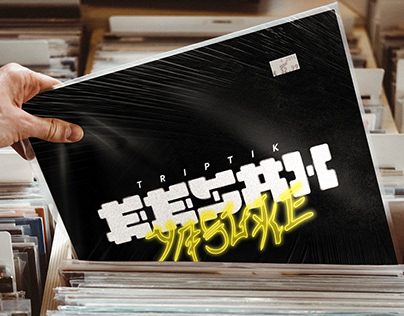 Typographic vinyl for the artist Eesah YASUKE