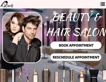 Beauty hair salon appointment booking