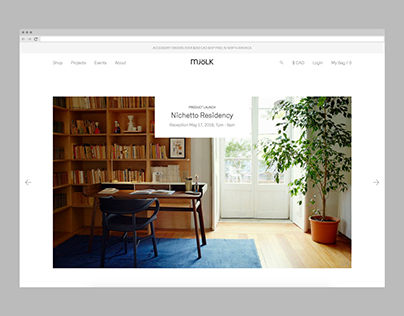 Mjölk E-Commerce Website