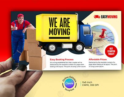 We Are Moving EDDM Mailer Canva Template Vol.03