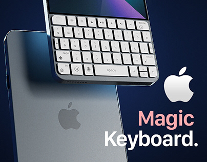 New iPhone with Magic Keyboard