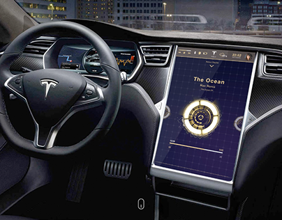 Interface Tablette - Tesla Modèle S