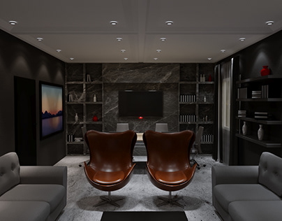 luxurious lounge and meeting room
