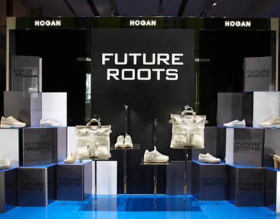 Tods Group - HOGAN - window display FUTURE ROOTS event