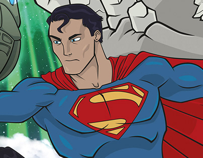 Superman mashup poster