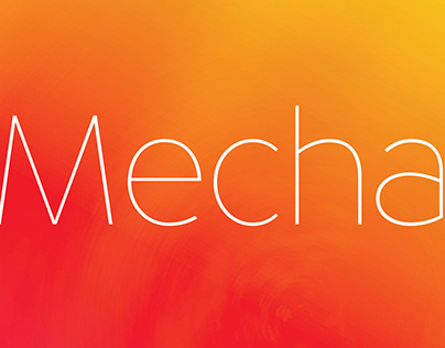 Mecha (Font Design)