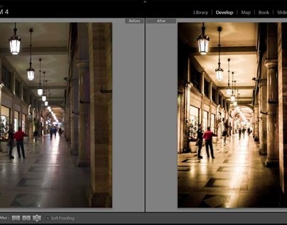 Before and After. Editing with Adobe Lightroom
