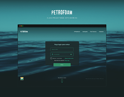 Petrofoam - UI/UX Project