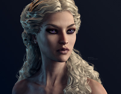 Valyrian Dragonlord 'Rhaeva' - portrait