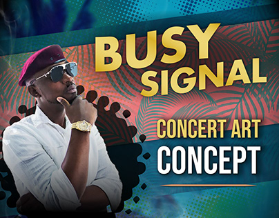 Busy Signal Concert Art