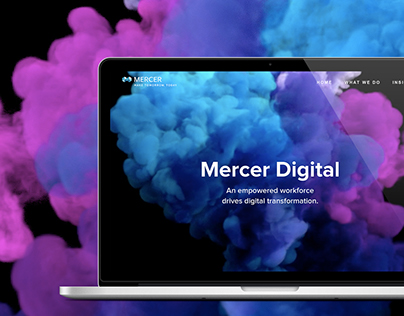 Web Design for Mercer Digital