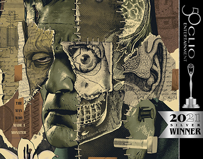 "Frankensteined" Officially Licensed Screen-Print