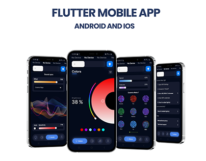 Flutter mobile application - IOT based