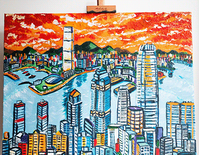My Painting of Hong Kong