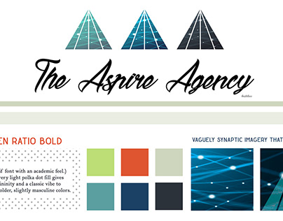 Creative agency website branding options