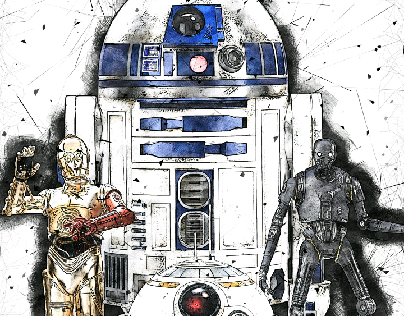 Star Wars Droids Poster