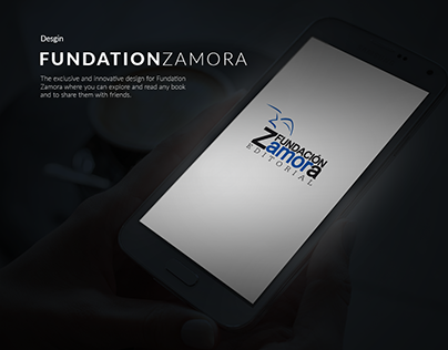 Fundation Zamora App UI Design