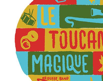 Logo Le Toucan Magique Brousse Band