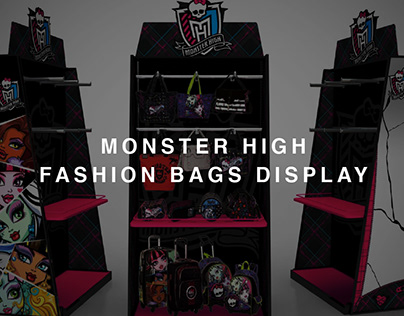(Mattel) Monster High Fashion Bags Display