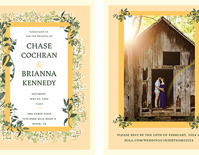 Cochran/Kennedy Wedding Invitation