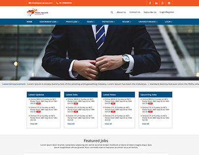 Pakki Naukri (Job Portal) Website Design