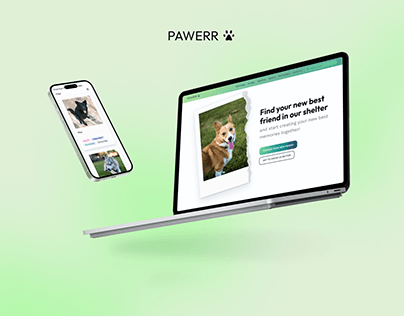 PAWERR | Dog Shelter Website UX Case Study