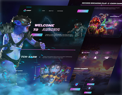 Project thumbnail - NFT Gaming Landing Page Redesign