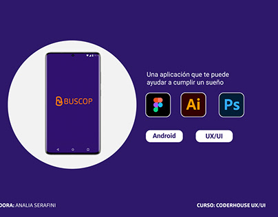 UX/UI, Buscop app