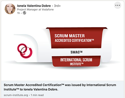 Scrum Institute Certified Scrum Masters