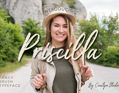 Priscilla - Design Font Preview