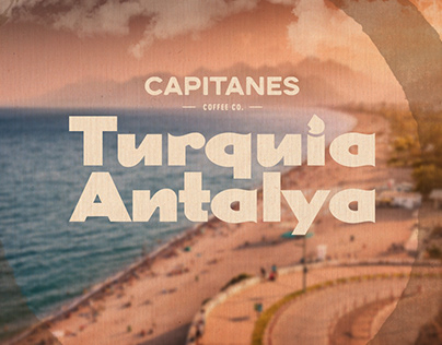 Campaña Gráfica ''Turquía Antalya'' / Capitanes Coffee