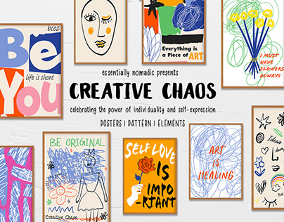 Creative Chaos - Graffiti and Scribble Art Poster