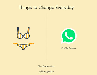 Things to change everyday