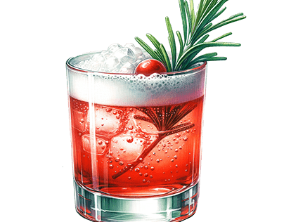 cranberry christmas cocktail