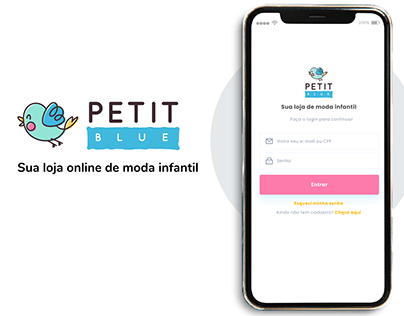 UX/UI App Petit Blue - E-commerce