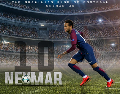 Neymar jr poster design.