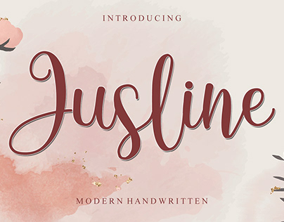 Jusline - Modern Handwritten Font