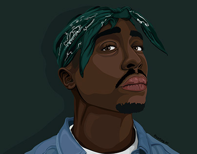 Tupac Illustration Projects | Photos, videos, logos, illustrations and  branding on Behance