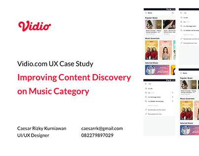 Improving Music Content Discovery on Vidio