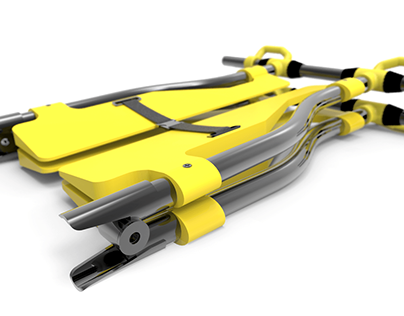 SYMMETRIC Pick-up stretcher concept design. ALUO, 2016