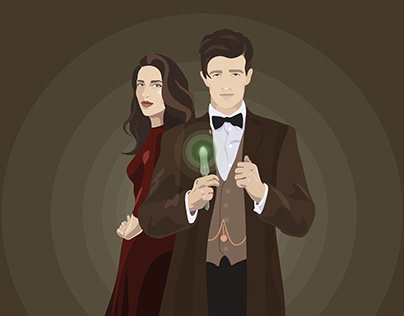 Mr.&Mrs. Manher as 11th Doctor Who with Clara
