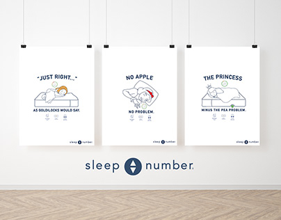 Conceptual Ad Series: Sleep Number