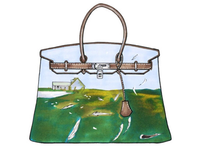 ARTBURO Hermes Birkin Bag- Andrew Wyeth