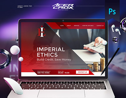 Imperial Ethics | Website Landing Page Design