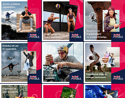 Red Bull Mobile | Social Media Design