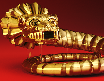 Golden Quetzalcoatl