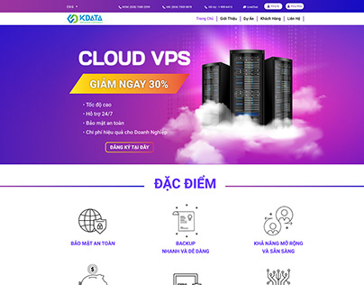 Landing page - Cloud VPS [Kdata]