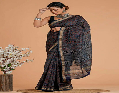 Buy Chanderi Silk Sarees Online for Women - Yuvi Style