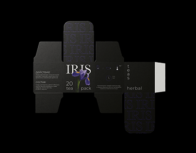 tea iris packaging